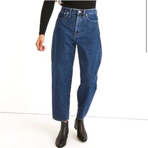 Madewell the balloon (barrel) pant size 28